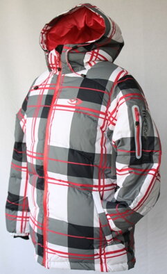 FIVE SEASONS CAYA PRINT Pink Jkt Dievčenská lyžiarska bunda