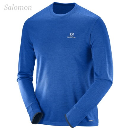 Pánske Tričko SALOMON Park Ls TEE M blue