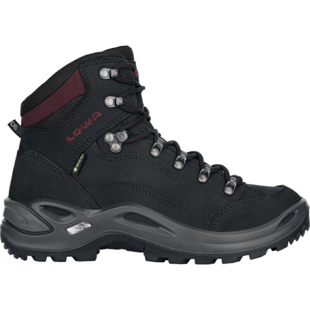 LOWA RENEGADE GTX MID WS Black/Burgundy