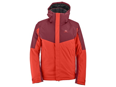 Pánska bunda SALOMON STORMSEEKER JKT M FIERY RED/BIKING RED