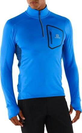 SALOMON TRAIL RUNNER WARM LS ZP TEE M