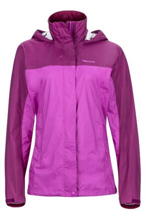 Dámska outdoorová bunda MARMOT WM S PRECIP JACKET NEON Berry/deep plum 