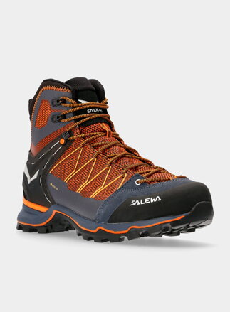 Trekingové topánky Salewa Mountain Trainer Lite Mid GTX - black out/carrot