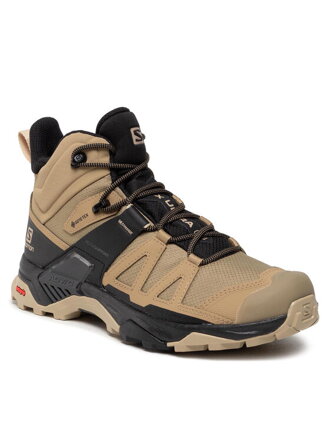 Salomon X ULTRA 4 MID GTX Kelp / Black / Safar béžová / čierna