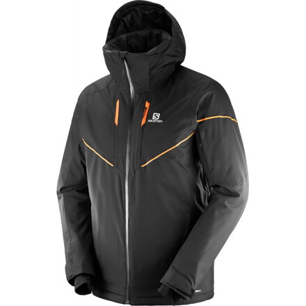 Pánska zimná bunda SALOMON STORMRACE JKT M 403928 black