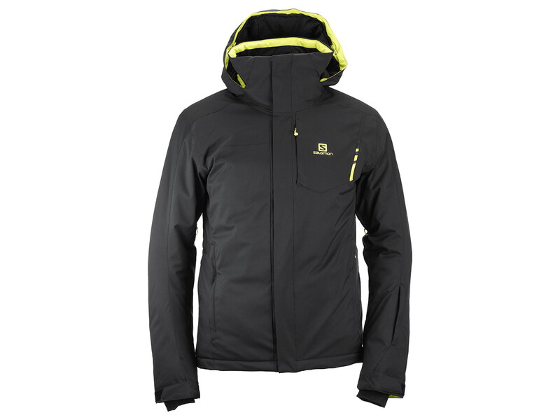 Salomon STORMPUNCH JKT M Black pánska bunda Salomon STORMPUNCH JKT M Black pánska bunda