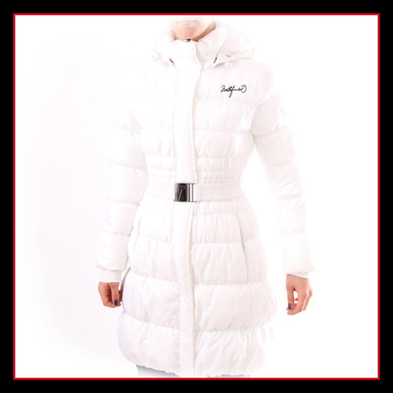 NORTHFINDER BU-40401 Damska biela dlhá zimna bunda