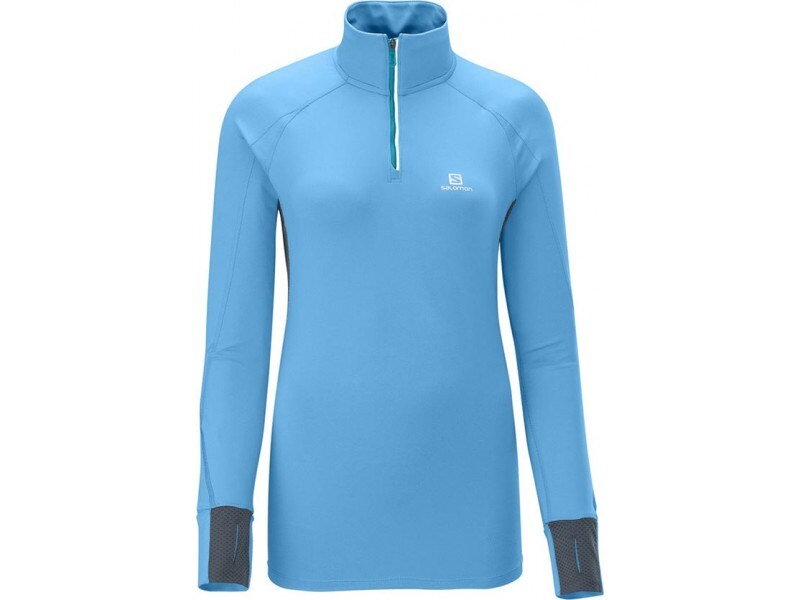 SALOMON TRAIL RUNNER WARM LS ZP TEE W L35197900 SALOMON TRAIL RUNNER WARM LS ZP TEE W L35197900