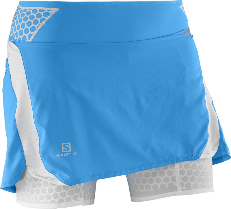 Dámska športová sukňa SALOMON S-LAB EXO TWINSKIN SHORT W BLUE LINE 370849