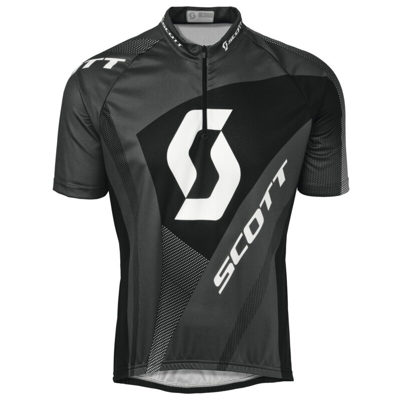 Cyklistický dres Scott shirt authentic s/sl dark grey 233758-0091