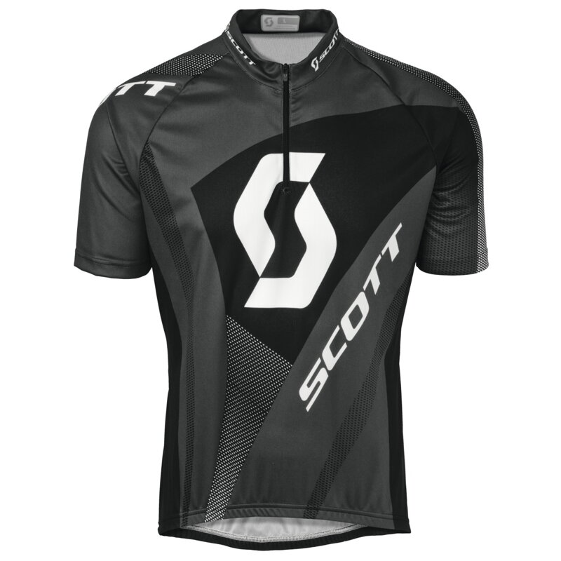 Cyklistický dres Scott shirt authentic s/sl dark grey 233758-0091 Cyklistický dres Scott shirt authentic s/sl dark grey 233758-0091