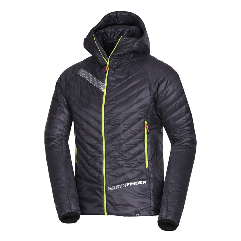 NORTHFINDER BU-51111SKP Pánska skialp bunda zatepľujúca ľahká Primaloft® OHNISTE 1 269 black